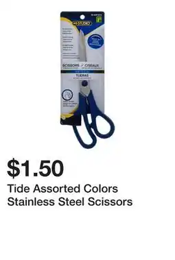 Dollarama Tide Assorted Colors Stainless Steel Scissors offer
