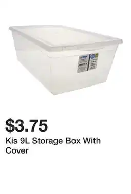 Dollarama Kis 9L Storage Box With Cover offer