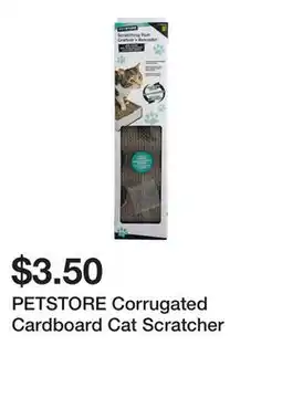 Dollarama PETSTORE Corrugated Cardboard Cat Scratcher offer