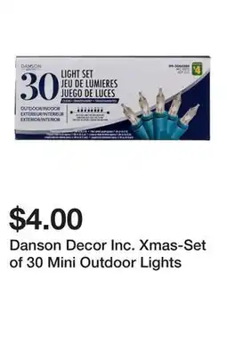 Dollarama Danson Decor Inc. Xmas-Set of 30 Mini Outdoor Lights offer