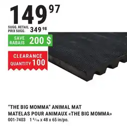 BMR THE BIG MOMMA ANIMAL MAT offer