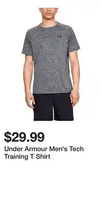 Sport Chek Under Armour Men's Tech Training T Shirt offer