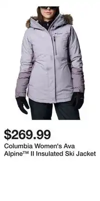 Sport Chek Columbia Women's Ava Alpine II Insulated Ski Jacket offer