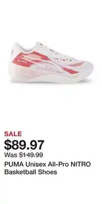 Sport Chek PUMA Unisex All-Pro NITRO Basketball Shoes offer