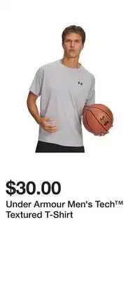 Sport Chek Under Armour Men's Tech Textured T-Shirt offer