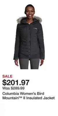 Sport Chek Columbia Women's Bird Mountain II Insulated Jacket offer