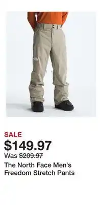 Sport Chek The North Face Men's Freedom Stretch Pants offer