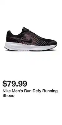 Sport Chek Nike Men's Run Defy Running Shoes offer