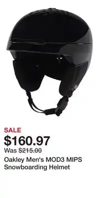 Sport Chek Oakley Men's MOD3 MIPS Snowboarding Helmet offer