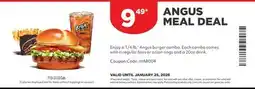 Harvey’s ANGUS MEAL DEAL offer