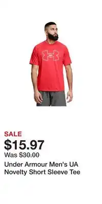 Sport Chek Under Armour Men's UA Novelty Short Sleeve Tee offer