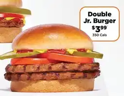 Harvey’s Double Jr. Burger offer