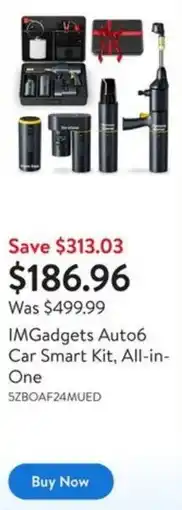 Walmart IMGadgets Auto6 Car Smart Kit, All-in- One offer