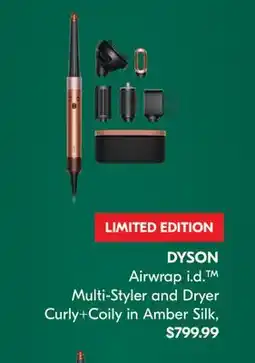 Shoppers Drug Mart DYSON Airwrap i.d. Multi-Styler and Dryer Curly+Coily in Amber Silk offer