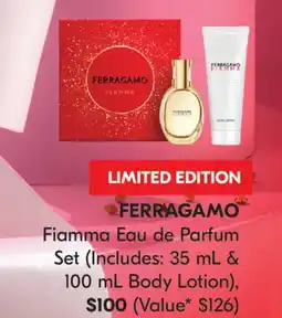 Shoppers Drug Mart FERRAGAMO Fiamma Eau de Parfum Set offer