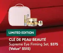 Shoppers Drug Mart CLÉ DE PEAU BEAUTÉ Supreme Eye Firming Set offer