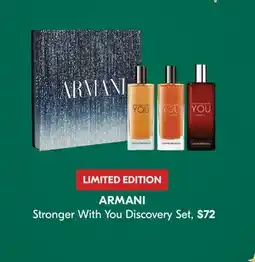 Shoppers Drug Mart ARMANI Stronger With You Discovery Set offer