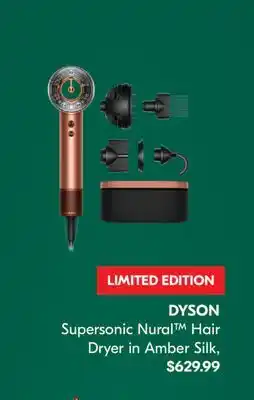 Shoppers Drug Mart DYSON Supersonic Nural Hair Dryer in Amber Silk offer