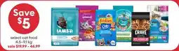 Petsmart Save $5 select cat food offer