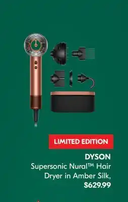 Pharmaprix DYSON Supersonic Nural Hair Dryer in Amber Silk offer