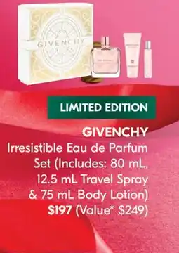 Pharmaprix GIVENCHY Irresistible Eau de Parfum Set offer