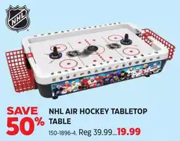 Canadian Tire Nhl air hockey tabletop table offer