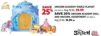 Unicorn academy stable playset