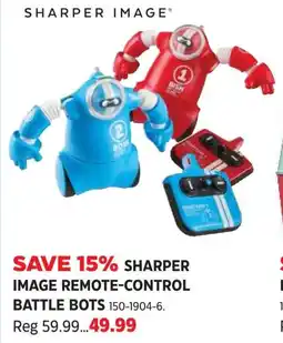 Canadian Tire Sharper image remote-control battle bots offer