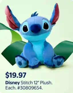 Walmart Disney Stitch 12" Plush offer