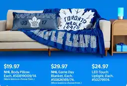 Walmart NHL Body Pillow offer
