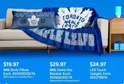 Walmart NHL Game Day Blanke offer
