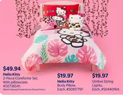 Walmart Hello Kitty Body Pillow offer