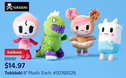 Walmart Tokidoki 8" Plush offer