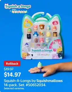 Walmart Squish-A-Longs by Squishmallows offer