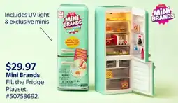 Walmart Mini Brands Fill the Fridge Playset offer