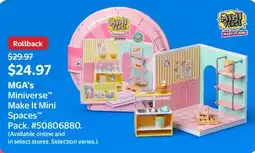 Walmart MGA's Miniverse Make It Mini Spaces offer