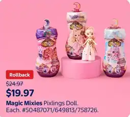 Walmart Magic Mixies Pixlings Doll offer