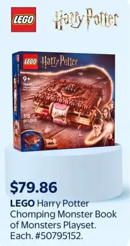 Walmart LEGO Harry Potter Chomping Monster Book of Monsters Playset offer