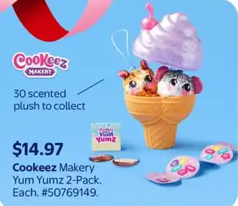 Walmart Cookeez Makery Yum Yumz offer