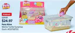 Walmart Pets Alive Mama Turtle Surprise offer