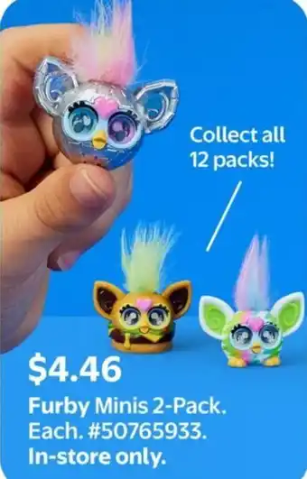 Walmart Furby Minis offer