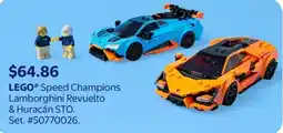 Walmart LEGO Speed Champions Lamborghini Revuelto & Huracán STO offer