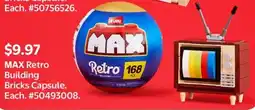 Walmart ZURU MAX Retro Building Bricks Capsule offer