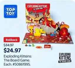 Walmart Exploding Kittens The Board Game offer
