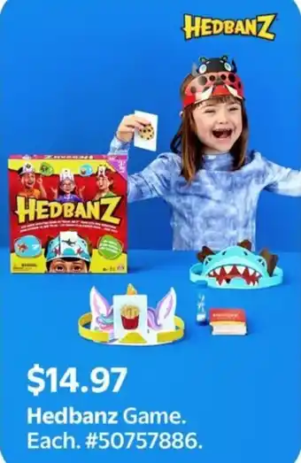Walmart Hedbanz Game offer