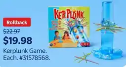 Walmart Kerplunk Game offer
