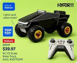 Walmart RC 1:12 Scale Robo Truck offer