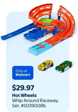 Walmart Hot Wheels Whip Around Raceway offer