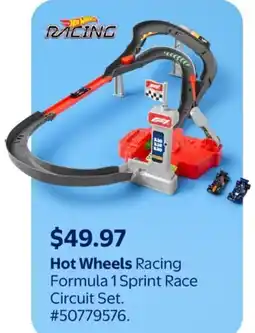 Walmart Hot Wheels Racing Formula 1 Sprint Race Circuit Set offer