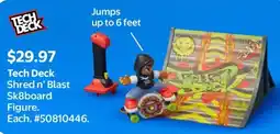 Walmart Tech Deck Shred n' Blast Sk8board Figure offer